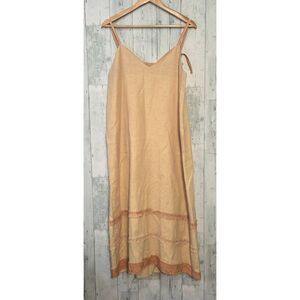 Grownbeans Linen Minimalist Fairy Grunge Dress Sz. M